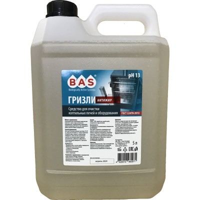 Средство для чистки плит и духовок Гризли, 5 л