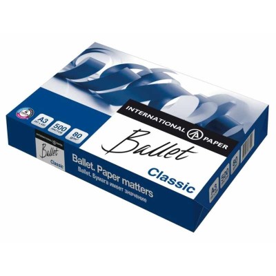 Бумага для офисной техники Ballet Classic A4, 80 г/м2, 500 л