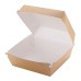 Коробка для бургера крафт 120x120x100 мм (XL), 50 шт