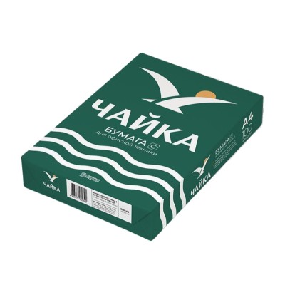 Бумага для офисной техники Чайка C A4, 80 г/м2, 500 л