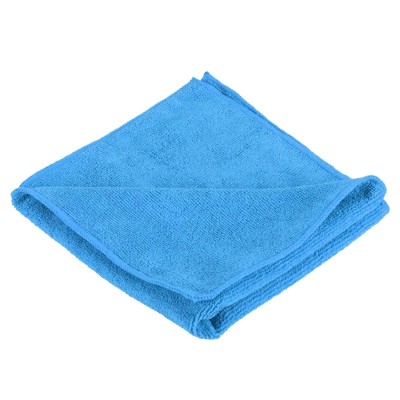 Тряпка из микрофибры 50x60 см, для пола, голубая, 250гр/м2, без  упаковки