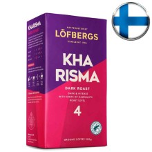 Кофе молотый Lofbergs Kharisma dark roast, 500 г
