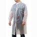 Халат одноразовый на завязках XXL, белый, 10 шт