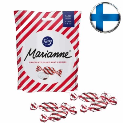 Конфеты Fazer Marianne со вкусом мяты и шоколада, 120 г