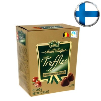 Конфеты трюфели Maitre Truffout с молотым фундуком, 200 г Конфеты трюфели Maitre Truffout с молотым фундуком, 200 г