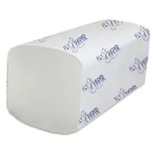 Полотенца бумажные FlyPapir Comfort V(ZZ)-сложение 200 листов, 2-слоя, белые