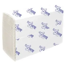 Полотенца бумажные FlyPapir ECO Z-сложение 200 листов, 1-слой, светло-серые
