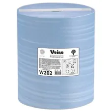 Полотенца бумажные протирочные Veiro Professional Comfort 350 м, 2-слоя, в рулонах на втулке, синие (WIPE2)