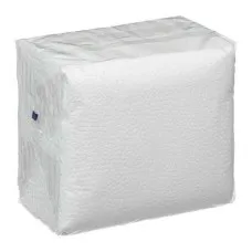 Салфетки бумажные 24x24 см, белые, 80 шт
