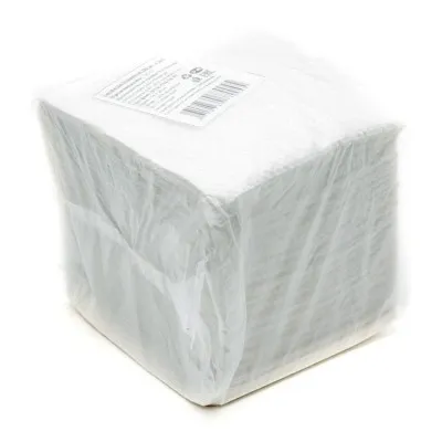 Салфетки бумажные Стандарт 24x24 см, белые, 100 шт