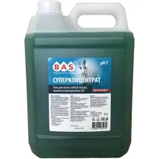 Гель для мытья посуды и пищевого оборудования БАС-суперконцентрат,  5 л