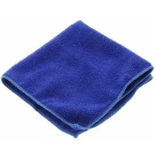 Салфетка из микрофибры 30x30 см, синяя, 220 г/м2, без упаковки