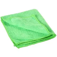 Салфетка из микрофибры 30x30 см, зеленая, 220 г/м2, без упаковки