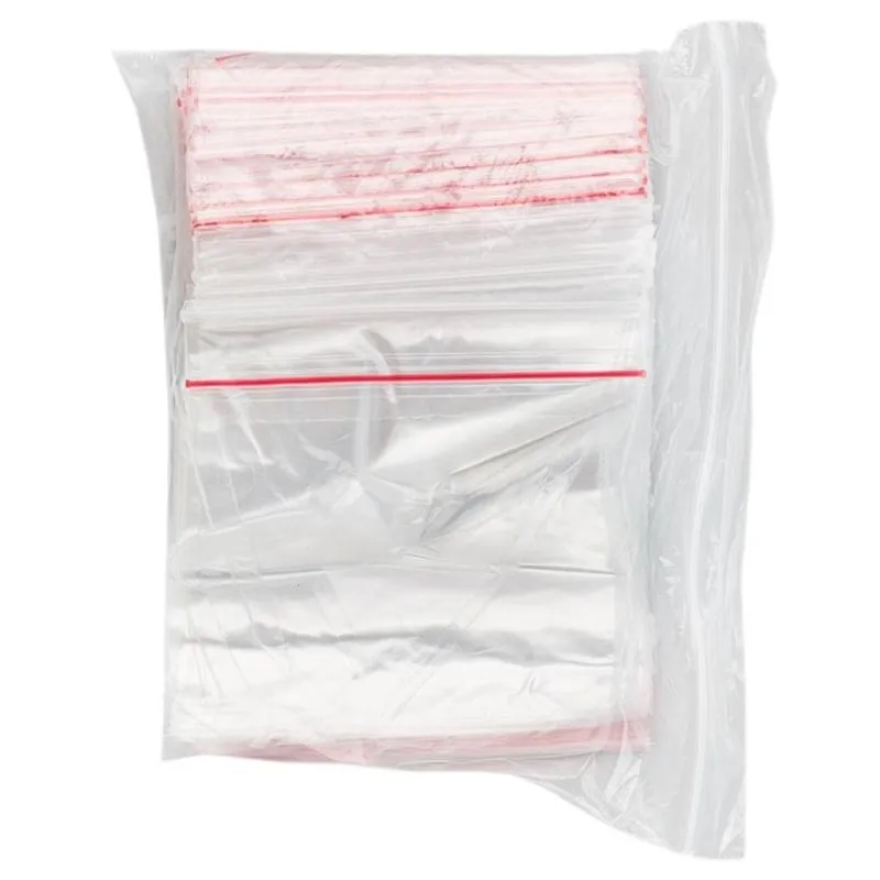 Пакет с замком Zip-Lock 7х10 см, 30 мкм, 100 шт Пакет с замком Zip-Lock 7х10 см, 30 мкм, 100 шт