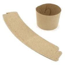 Манжета на стакан (Капхолдер) 2-слойный, крафт, 500 шт