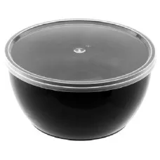 Банка суповая ПП 360 мл + крышка D112 мм "ВЗЛП",  черная, 216 шт